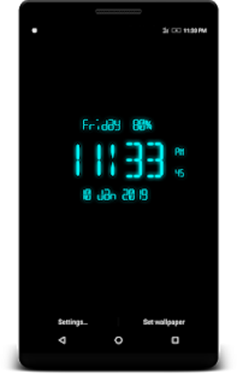Image 2 for LED Digital Clock Live Wa…