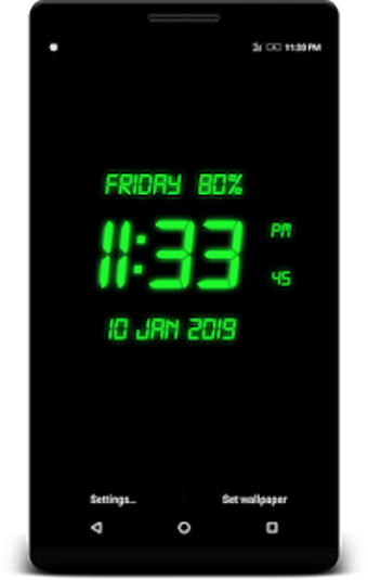 Image 1 for LED Digital Clock Live Wa…