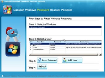 Image 2 for Daossoft Windows Password…