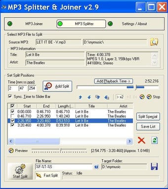 Image 0 for MP3 Splitter & Joiner Pro