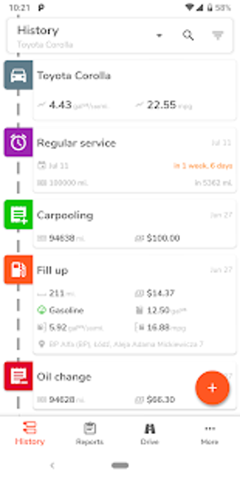 Image 2 for Vehicle Log, Fuel & GPS T…