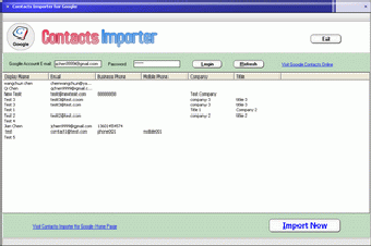 Image 0 for Contacts Importer for Goo…