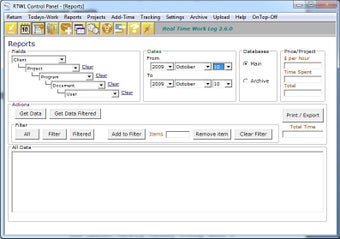 Image 3 for Real Time Work Log