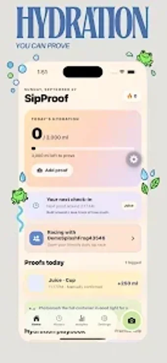 Image 0 for SipProof: Drink  Hydrate
