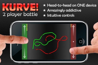 Image 0 for KURVE! 2-Player Battle