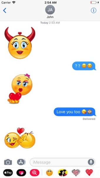 Image 0 for Adult Naughty Emoji Stick…