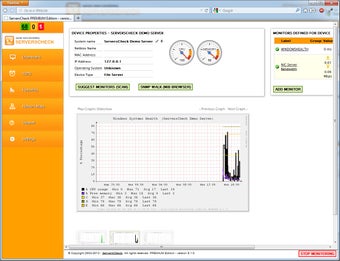 Imagen 2 para ServersCheck Monitoring S…