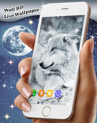 Imagen 2 para Wolf Live Wallpaper HD