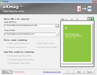 Image 0 for aXmag PDF to Flash Conver…