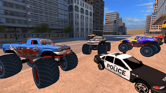 Image 2 for Police Car VS Monster Tru…