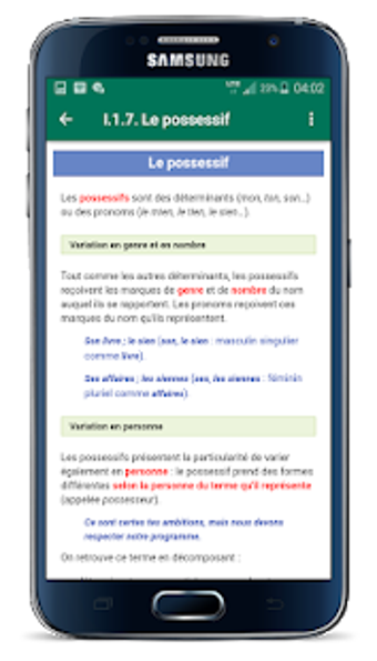 Image 1 for Grammaire Cours et Exerci…