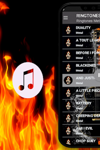 Imagen 3 para Ringtones Heavy Metal App