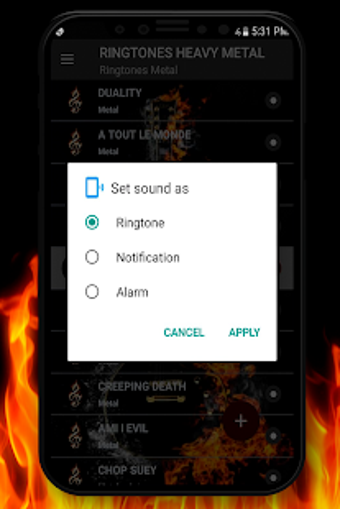 Imagen 0 para Ringtones Heavy Metal App