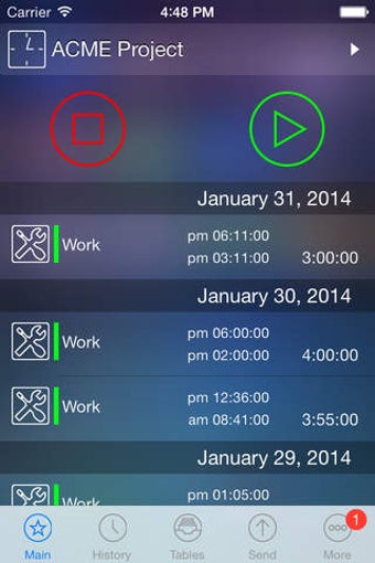 Image 0 for Time tracker - Live time …