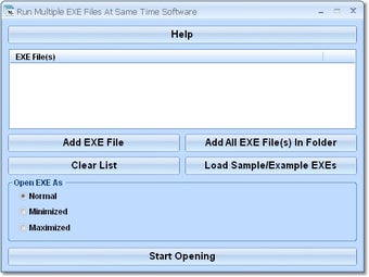 Image 0 for Run Multiple EXE Files At…