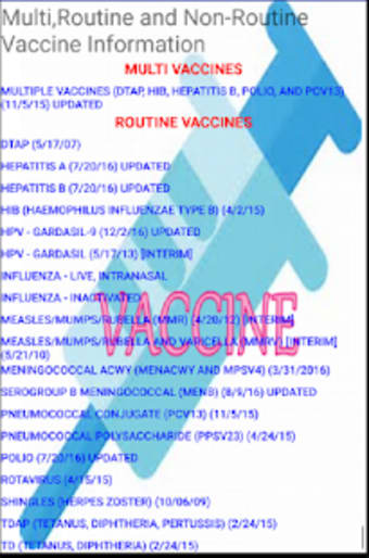 Image 2 for Vaccines Information