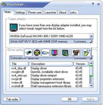 Image 0 for RivaTuner