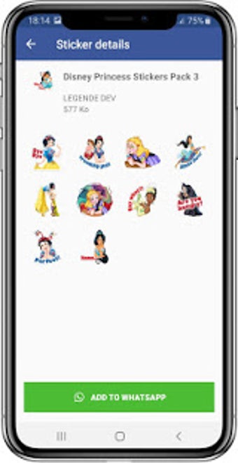 Imagen 2 para Princess Stickers for Wha…
