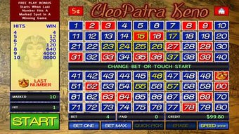 Imagen 0 para Cleopatra Keno for Window…