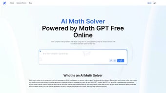 Image 0 for MyMathSolver