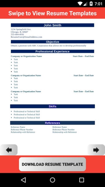 Imagen 0 para Resume Template Pro