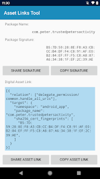 Image 2 for Peter's Asset Link Tool