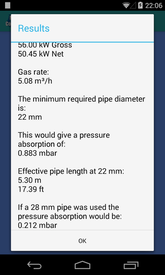 Imagen 3 para Gas Pipe Sizing Calculato…