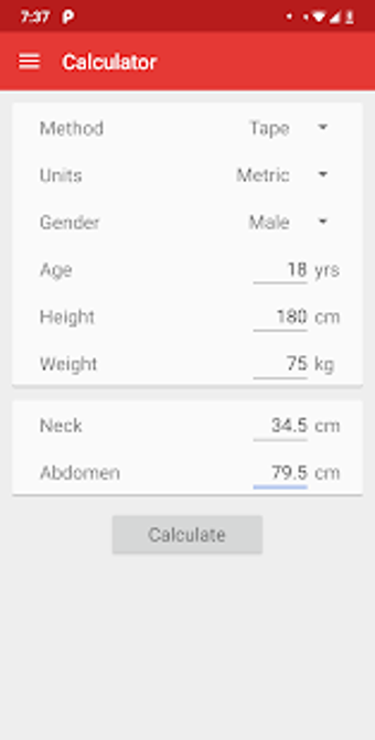 Imagen 0 para Body Fat Calculator