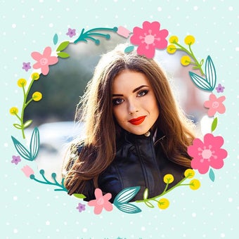 Image 0 for Flower Photo Frames