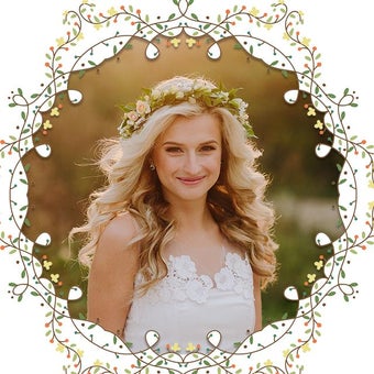 Image 1 for Flower Photo Frames