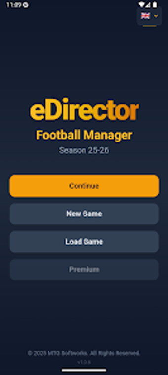 Image 0 for eDirector Football Manage…