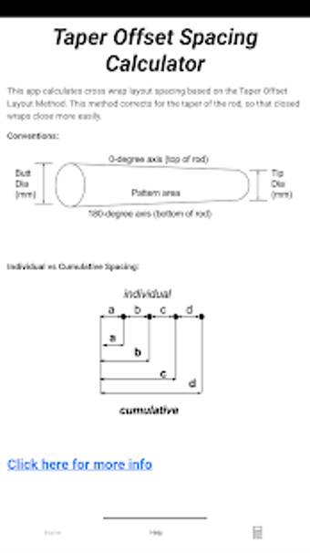 Image 1 for Taper Offset Spacing Calc…