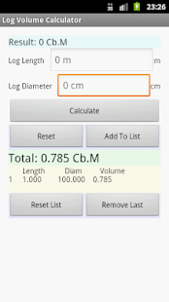 Image 3 for Log Volume Calculator