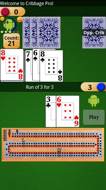 Imagen 1 para Cribbage Pro Online!