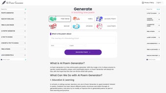 Imagen 0 para PoemGeneratorAI
