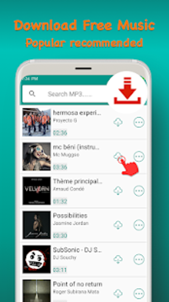 Imagen 3 para Free Music Downloader - E…