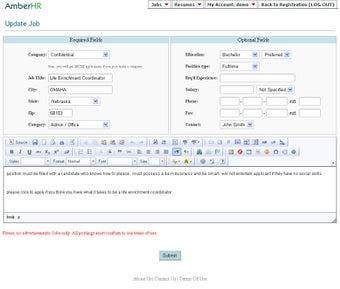Image 0 for AmberHR Applicant Trackin…