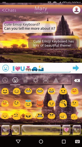 Image 1 for Free Temple Emoji Keyboar…