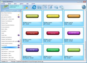 Imagen 0 para Agama Web Buttons