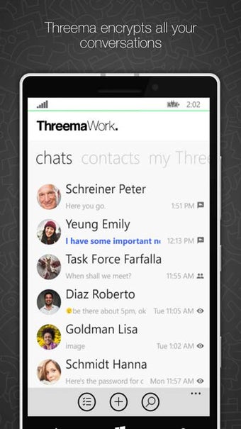Imagen 2 para Threema Work for Windows …