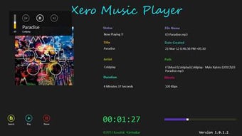 Image 3 for Xero Music Player for Win…
