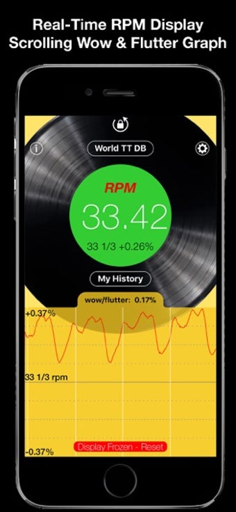 Imagen 3 para RPM - Turntable Speed Acc…