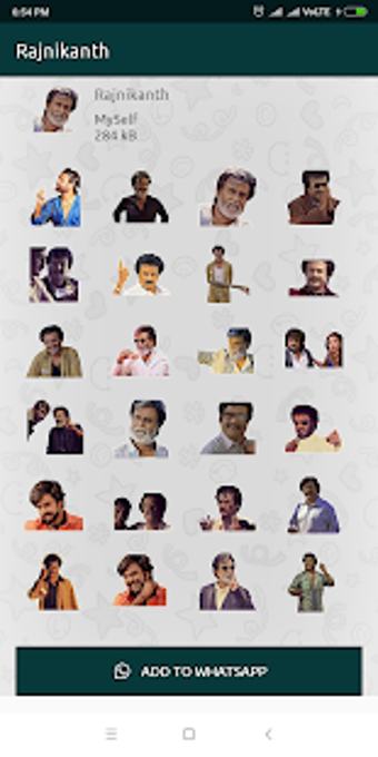 Image 2 for South Actor Star Sticker …