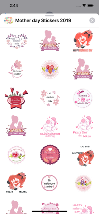 Image 1 for Mother day Stickers 2019