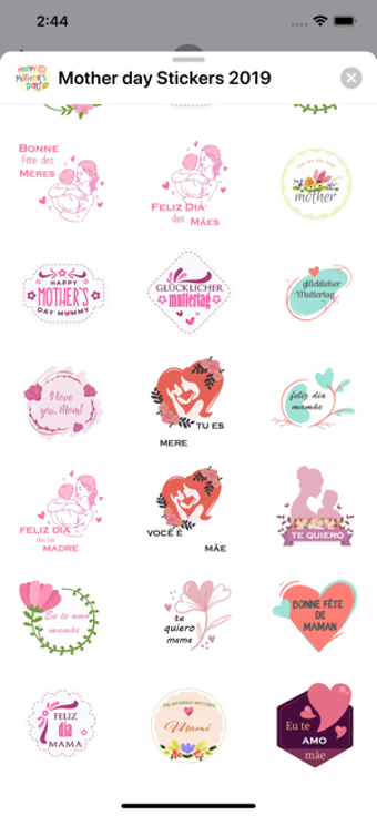 Image 3 for Mother day Stickers 2019