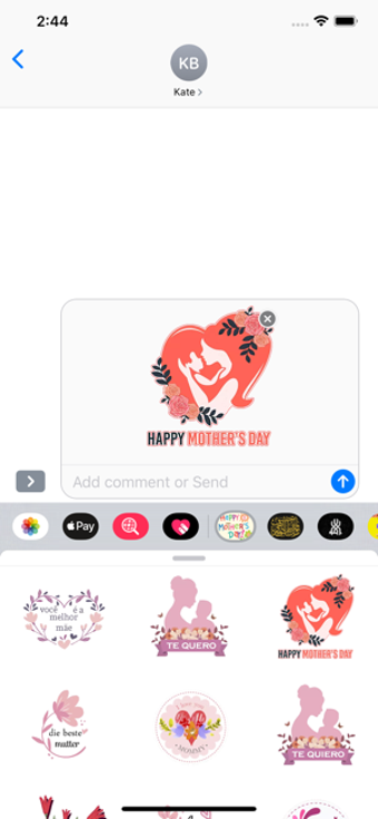 Image 2 for Mother day Stickers 2019
