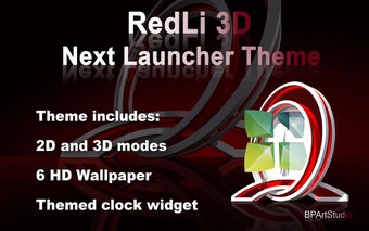 Imagen 0 para RedLi 3D theme Next Launc…