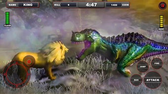 Image 1 for Lion vs Dinosaur Animal S…