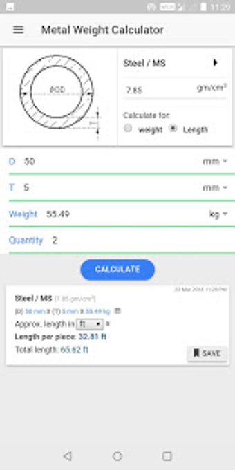 Imagen 0 para Metal Weight Calculator -…