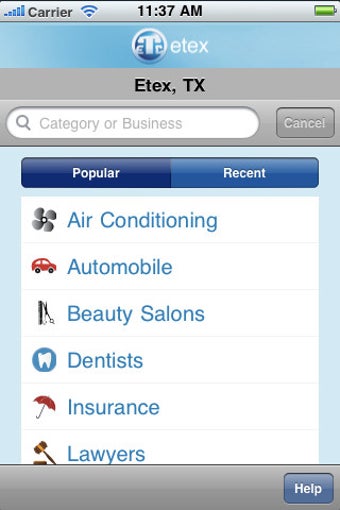 Image 0 for ETEX Yellow Pages
